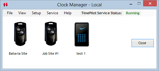 Clock Manager screenshot