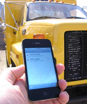 Each iPhone has just two profiles: The driver and the helper.