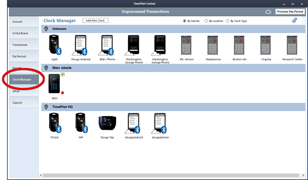 Clock Manager shows you all the clocks in your system and gives you control over them.