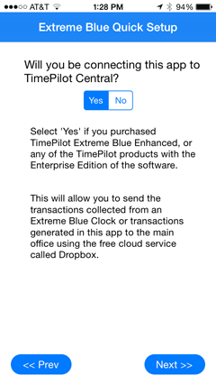Connect to TimePilot Central