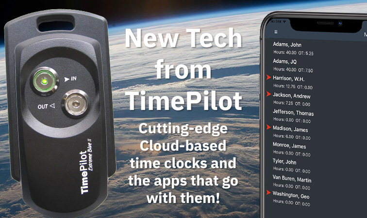 Royal TimePilot Tap Time Clock Up To 2000 Employees Designed for Portability NEW