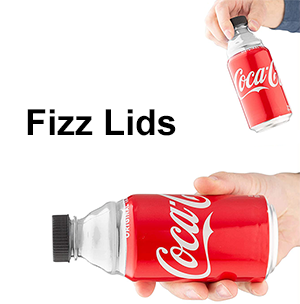 Fizz Lids snap onto a 12-oz. drink can to keep the drink carbonated.