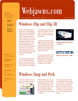 Click to download this Windows 7 Cheat Sheet